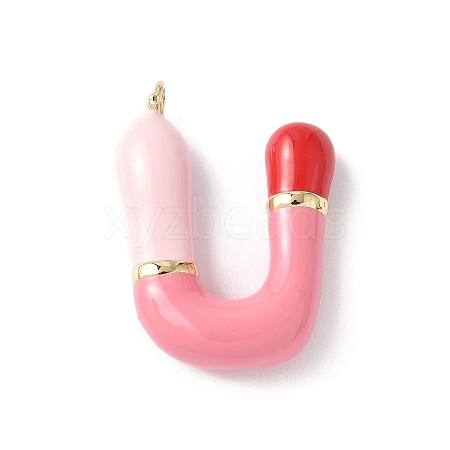Brass Enamel Pendants KK-E093-03G-U-01-1