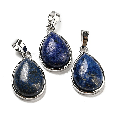 Natural Lapis Lazuli Dyed Pendants G-I358-B21-1