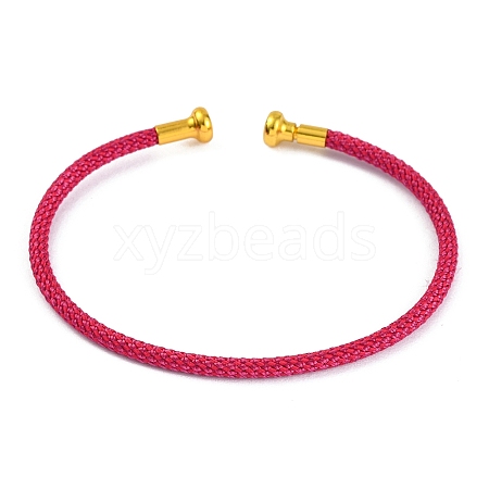 Braided Carbon Steel Wire Bracelet Making MAK-A017-B55-1