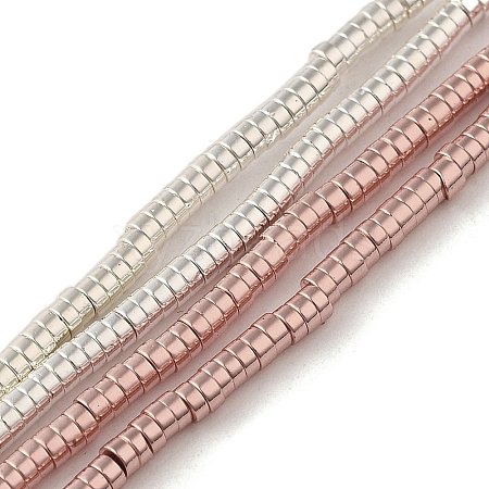 Electroplated Non-magnetic Synthetic Hematite Beads Strands G-G826-09-2mm-M-1