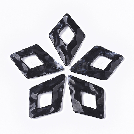 Acrylic Big Pendants OACR-T021-008A-1