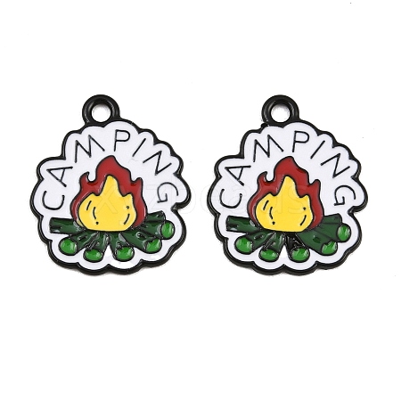 Baking Paint Alloy Enamel Pendants AL-CBA6AEB-13EB-02-1