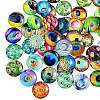 70Pcs Flatback Glass Cabochons for DIY Projects GGLA-SZ0001-33C-8