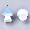 Opaque Resin Pendants X-RESI-T028-69A-2