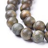 Natural Sandalwood Beads Strands X-WOOD-F008-02-D-5