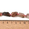 Raw Rough Natural Black Gold Rutilated Quartz Beads Strands GG-CBA4808-G01-02-5