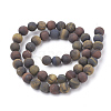 Natural Tiger Eye Beads Strands G-T106-147-3