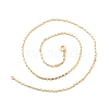 Brass Box Chains Necklace for Women NJEW-P265-37G-3