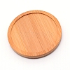 Bamboo Round Plant Saucer AJEW-WH0188-45B-1