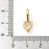 Brass Micro Pave Cubic Zirconia Pendants KK-U050-13G-02-3