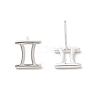 S925 Sterling Silver Stud Earrings EJEW-K303-01S-03-4