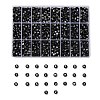 288G 26 Style Black Acrylic Beads SACR-X0015-17-1