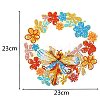 Wreath with Dragonfly DIY Diamond Painting Display Kits PW-WG30659-01-2