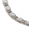 304 Stainless Steel Lumachina Chain Bracelets BJEW-C079-01A-P-2