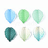 Spray Painted Glass Pendants GLAA-N042-004-2