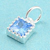 925 Sterling Silver Birthstone Charms STER-G035-01A-03-2