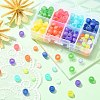 184Pcs 8 Colors Transparent Plastic Beads KY-YW0001-52-5