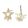 Iron Stud Earring Findings IFIN-N005-17-2