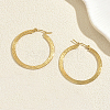 201 Stainless Steel Hoop Earrings for Women VF3090-1-1