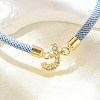 Adjustable Nylon Cord Bracelets X-BJEW-C096-01G-10-2