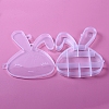 9 Grids Rabbit Shape Plastic Organizer Boxes ANIM-PW0001-115-1