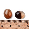 Dyed & Heated Natural Banded Agate Cabochons G-G145-01A-24-3