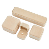 DICOSMETIC 4pcs 4 styles Square & Rectangle Velvet Jewelry Gift Boxes Set ODIS-DC0001-02-1