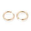 304 Stainless Steel Hoop Earrings X-EJEW-T048-24C-G-2