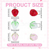 30Pcs 3 Styles Handmade Lampwork Beads LAMP-PH0001-46-2
