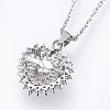 304 Stainless Steel Pendant Necklaces NJEW-H486-03-3