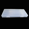 Transparent Plastic Storage Box CON-WH0070-10A-1