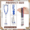 4Pcs 4 Colors Prayer Rosary Bracelets BJEW-PH0004-62-2