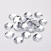 Imitation Taiwan Acrylic Rhinestone Flat Back Cabochons GACR-D002-25mm-01-1