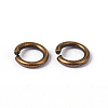 Open Jump Rings Brass Jump Rings JRC6MM-AB-2