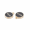 Alloy Enamel Charms ENAM-T016-11B-RS-3