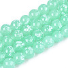 Baking Paint Glass Beads Strands DGLA-N015-10mm-07-1