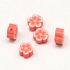 Handmade Polymer Clay Flower Plum Blossom Beads CLAY-Q213-8mm-M-2