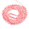 Baking Paint Glass Beads Strands DGLA-N015-4mm-03-2