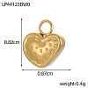 304 Stainless Steel Pendants STAS-OY015-65G-2