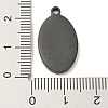 Ion Plating(IP) 304 Stainless Steel Pendants STAS-D025-05B-02-3