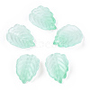 Baking Painted Transparent Glass Petal Beads DGLA-N004-05-1