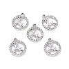 Alloy Crystal Rhinestone Pendants ALRI-H004-32P-3