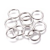 304 Stainless Steel Split Key Rings STAS-I107-24P-1.6x23-1