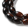 Natural Mahogany Obsidian Beads Strands G-I369-B06-01-4