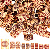 100Pcs 5 Styles Plastic Hair Coil Cuffs FIND-SC0014-92-1