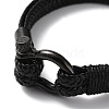 Microfiber Braided Cord Bracelet BJEW-F460-08B-1-2