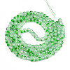 Baking Paint Glass Beads Strands DGLA-N015-6mm-09-2