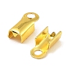 Brass Folding Crimp Ends KK-Z030-03G-2