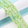 Handmade Millefiori Glass Bead Strands LAMP-J035-4mm-13-4