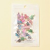 24Pcs 6 Colors Alloy Enamel Connector Charms ENAM-FS0001-60-6